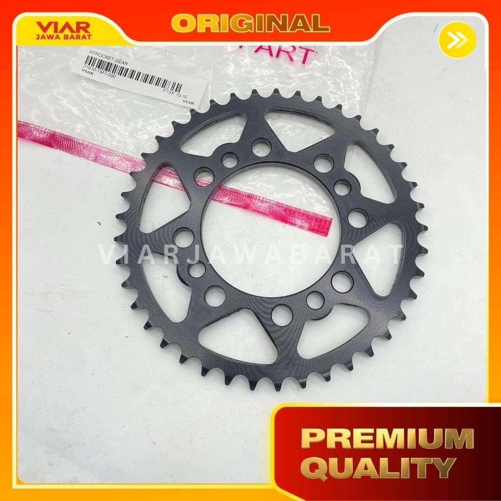 Gear Belakang Motor Cross X 150cc 41T / Gigi Belakang Viar Cross X 150cc / Sparepart Motor Trail / S