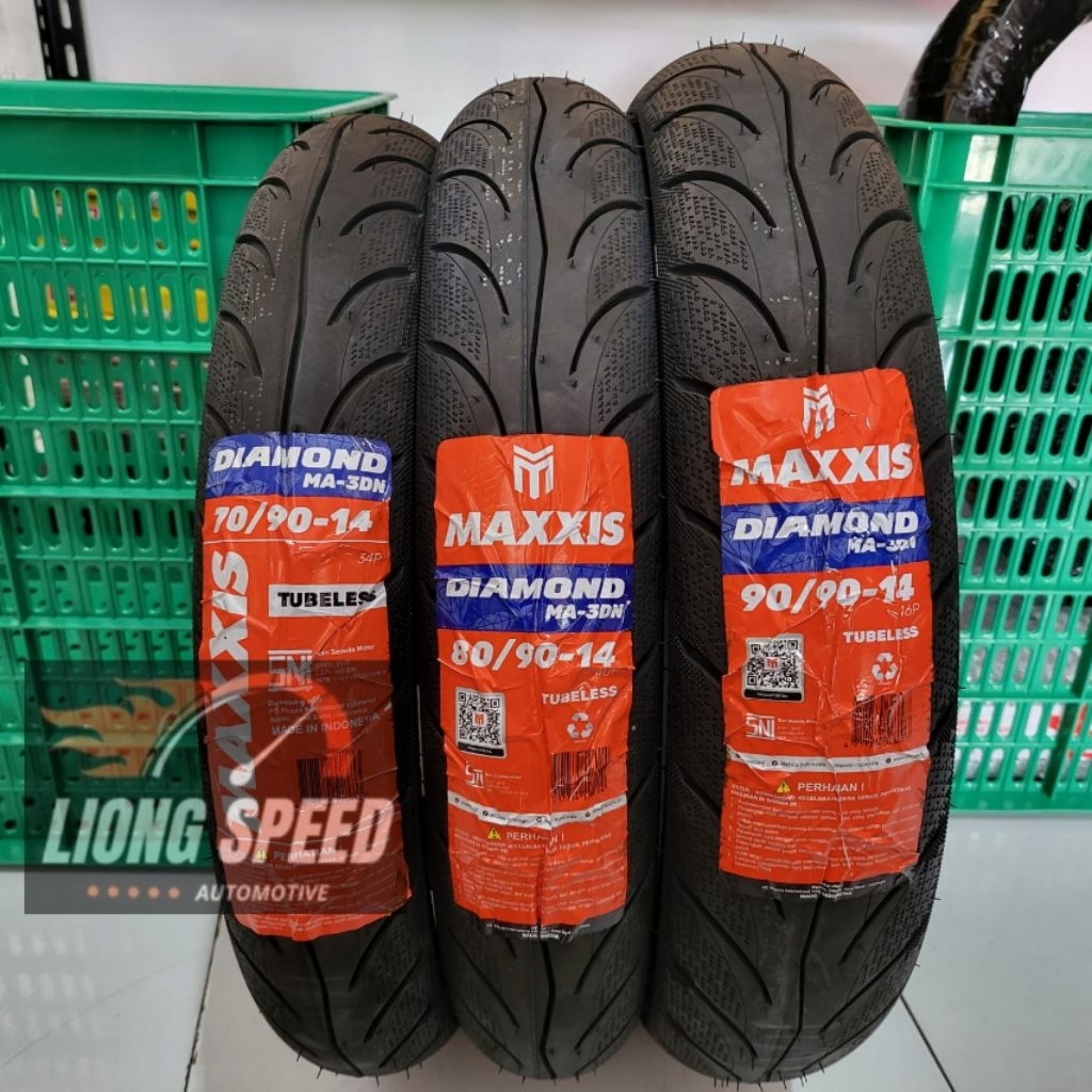 [New Tire] [Tubeless] Ban Maxxis Medium Compound Motor Beat Vario Spacy Mio Xeon dll 70/90 80/90 90/