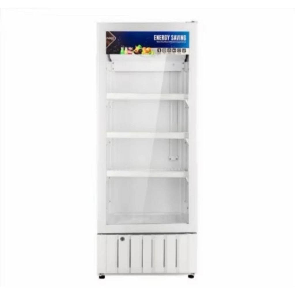 Showcase AQUA AQB-190 | Kulkas display kaca minuman AQB190 190L 190
