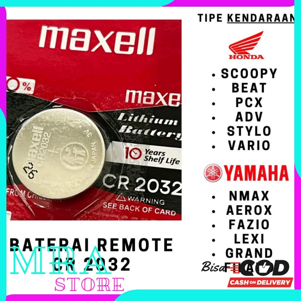 Baterai Remot Motor PCX ADV Vario Beat Aerox N-MAX 150 160 CC Scoopy 2021 sd 2025 Fazzio Sylo Aerox 