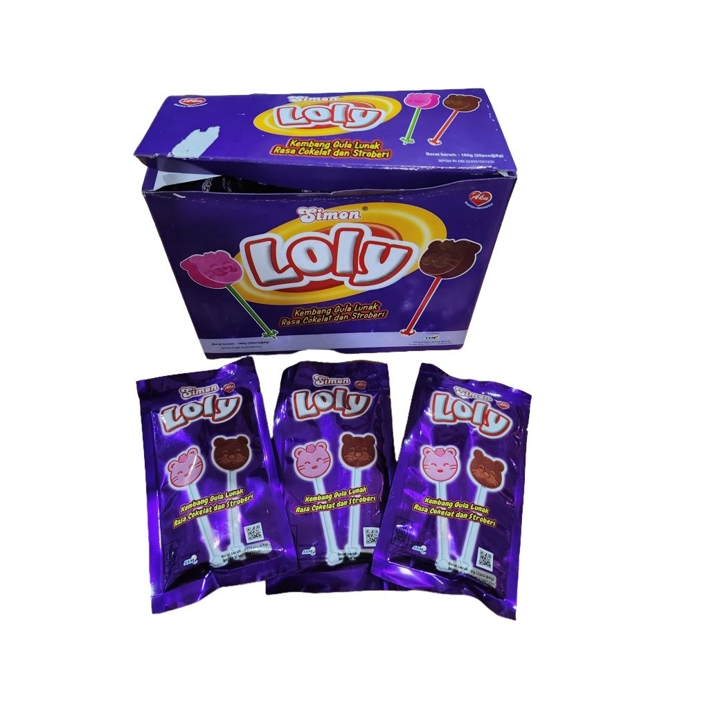 

SIMON LOLY RASA COKELAT DAN STRAWBERI 1 BOX ISI 20 PCS