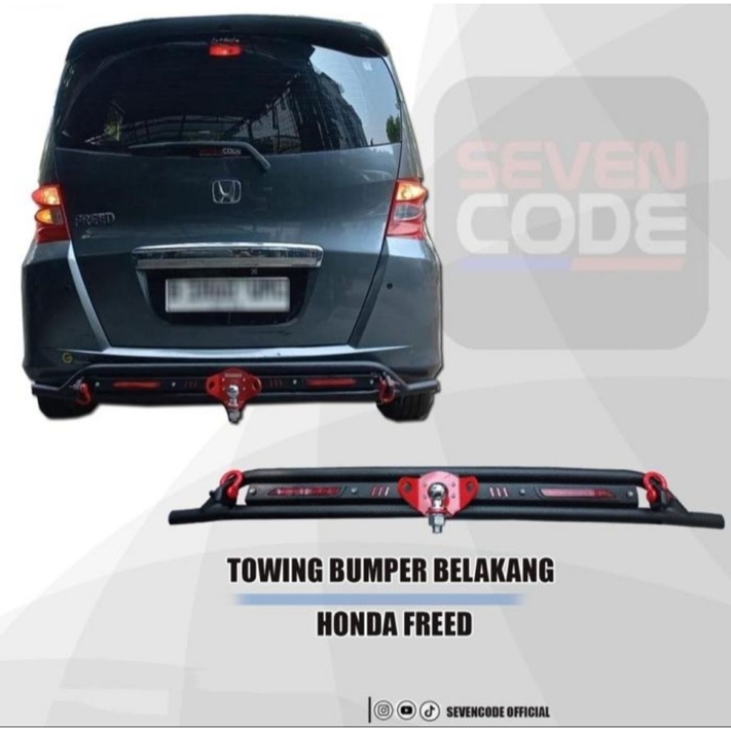 TOWING BELAKANG FREED COBRA STYLE / PENGAMAN BUMPER BELAKANG FREED COBRA STYLE