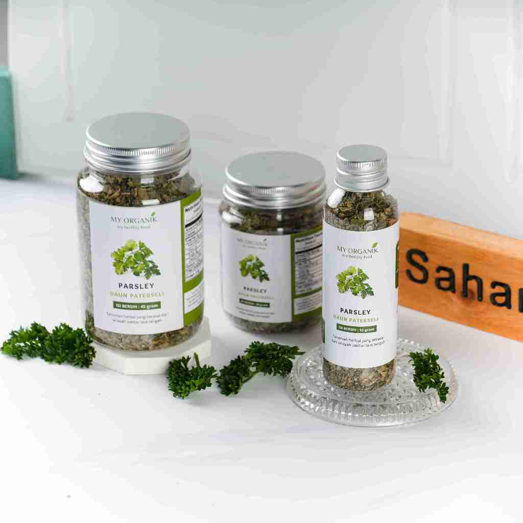 

My Organik Daun Parsley Kering Bubuk Dried Parsley Flakes Premium Quality Bumbu Dapur