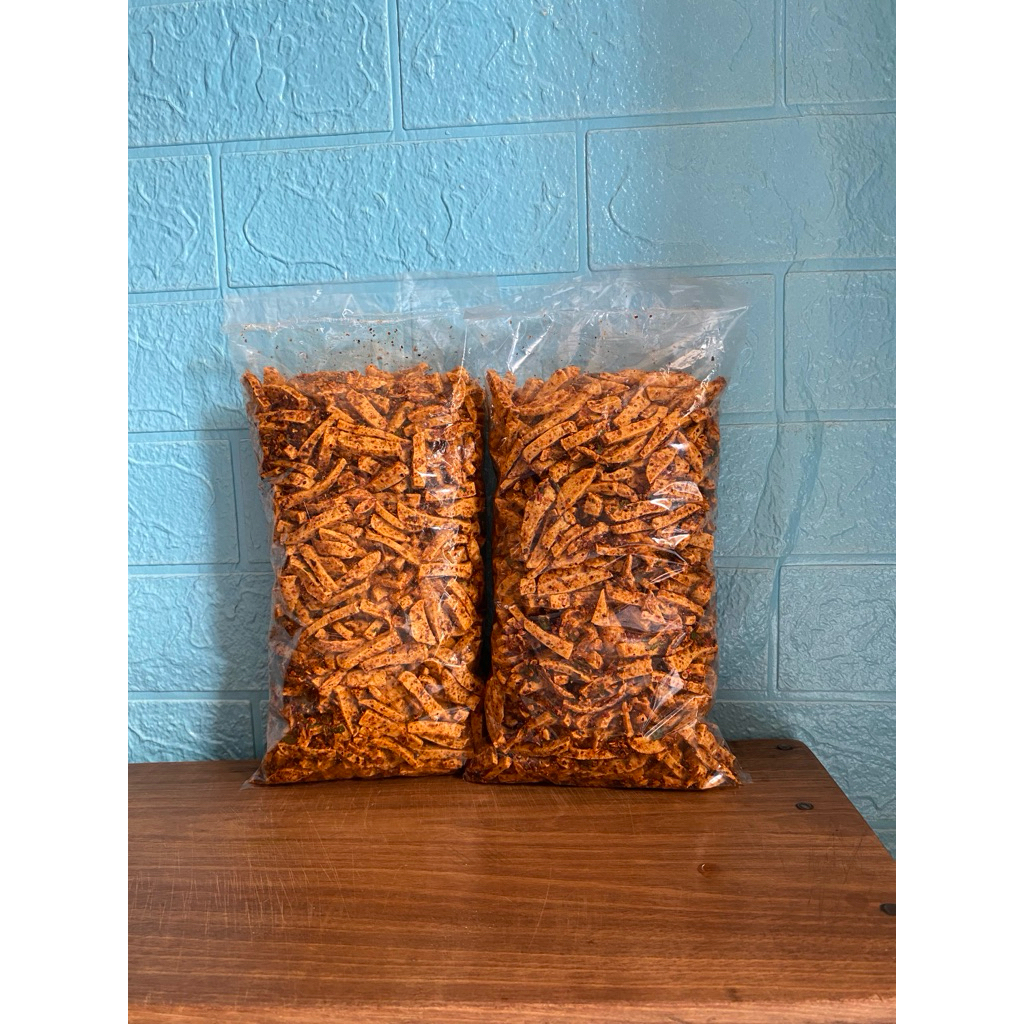 

Basreng Ngeunah//Basreng Pedas Daun Jeruk 500 gram