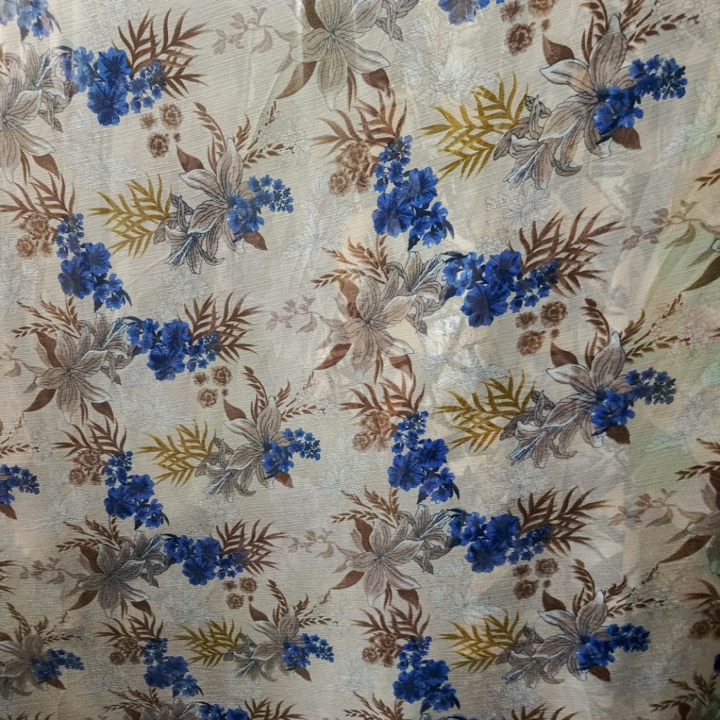 Kain sifon silky - kain sifon polos - kain sifon yoryu - kain sifon crinkle - kain sifon motif - kai