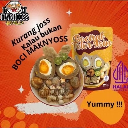 

BOCI MAKNYOSS ORIGINAL / Bocirat Telur asin / Bocirat Telur Puyuh