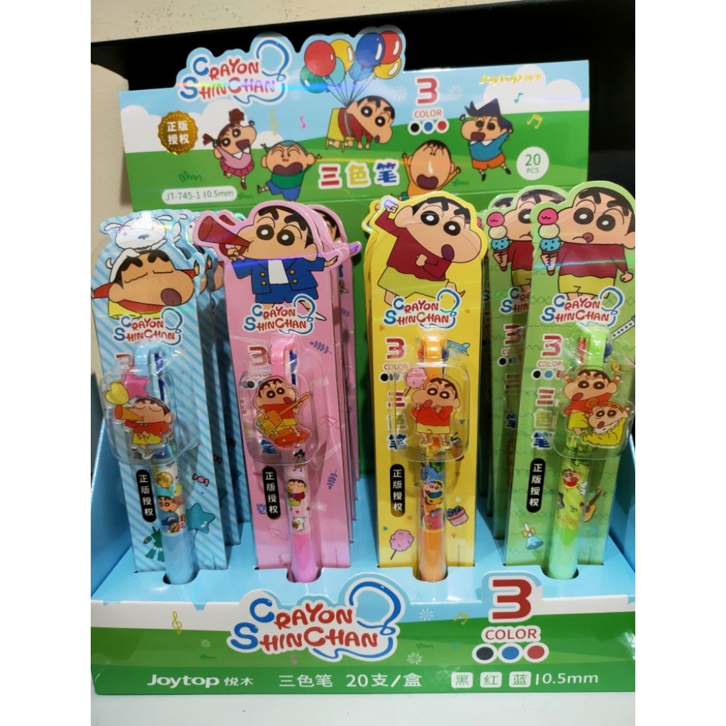 

JOYTOP Pena 3 warna Sinchan