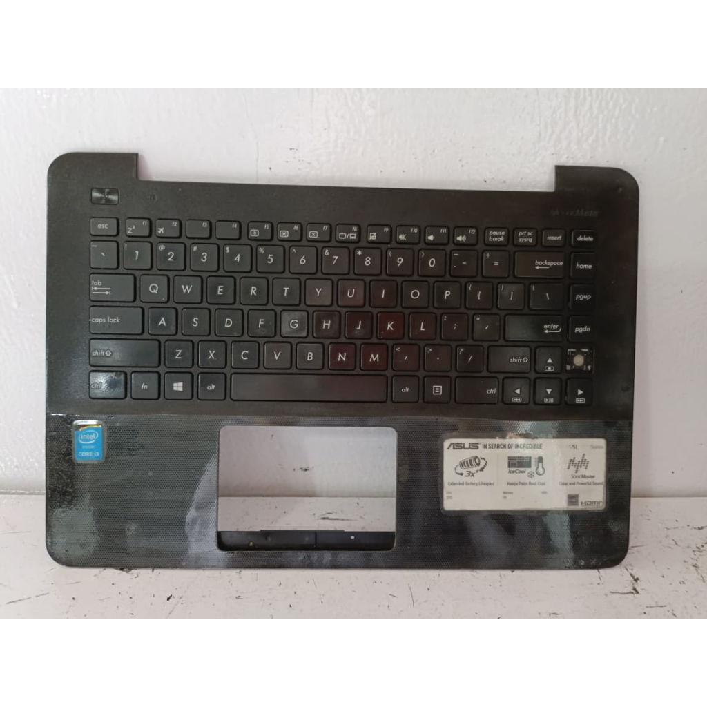 CASING CASE LAPTOP ASUS A455L FRAME CASE KEYBOARD WITH KEYBOARD - ercomp1