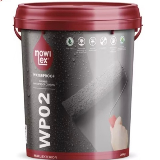 Mowilex WP02 Waterproof Cat Anti Bocor 20 Kg / Cat Pelapis anti bocor / cat ekterior / Mowilex Premi