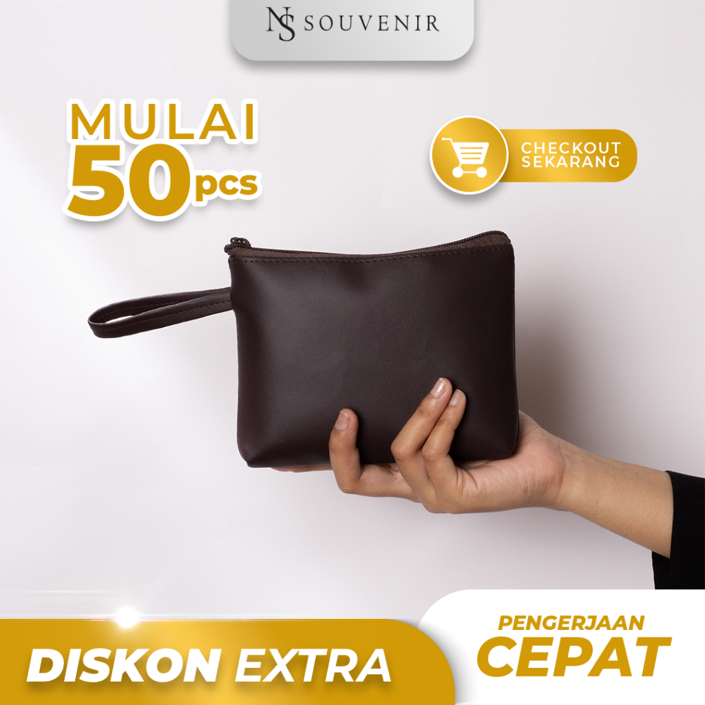 Souvenir pernikahan pouch kapal ibox 17x12x2 wanita bahan miniso handbag wanita handbag pria hand ba