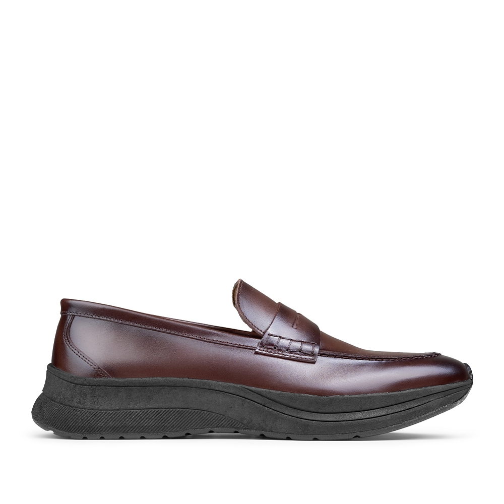 Prabu - Hutomo Brown Sepatu Casual Sneakers Pria - Cokelat