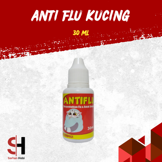 Obat Kucing Anti Flu Batuk Pilek Antibiotik Kucing Kitten Bersin Sariawan Infeksi Saluran Pernafasan