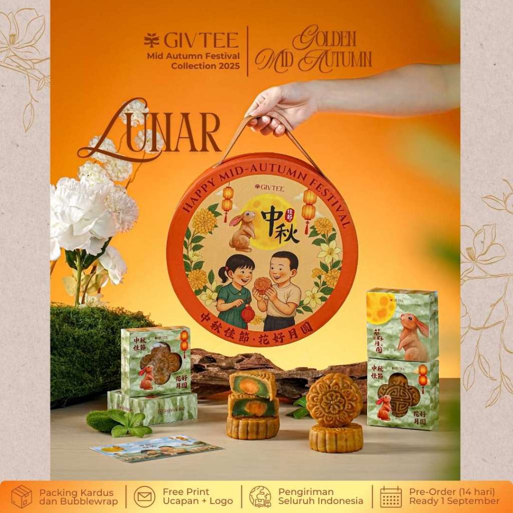 

Givtee - Mooncake Hampers 2025 | LUNAR - Hampers Kue Bulan Tiong Ciu Pia Premium Mewah