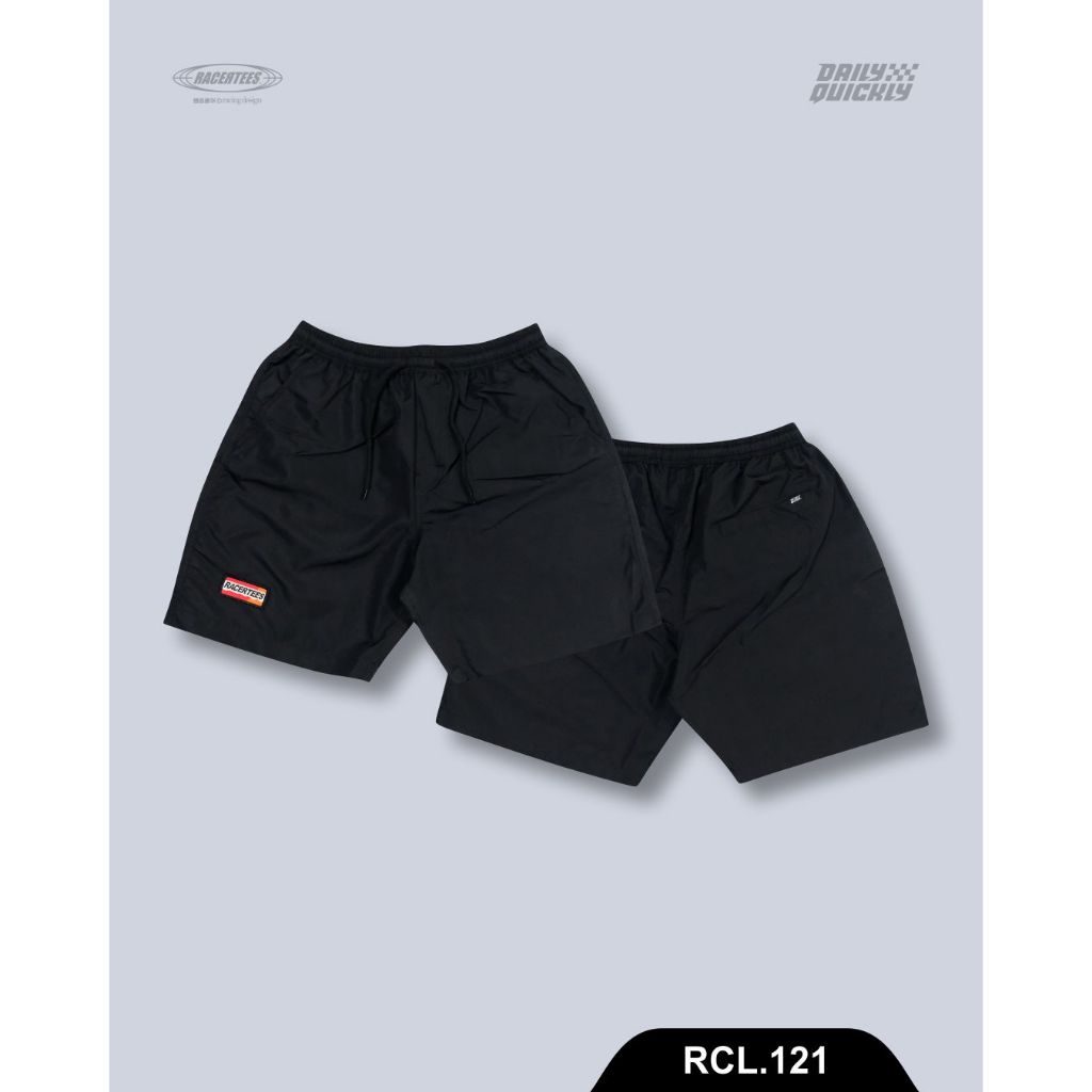 Celana Boardshort RACERTEES Basic Black - RCL.121
