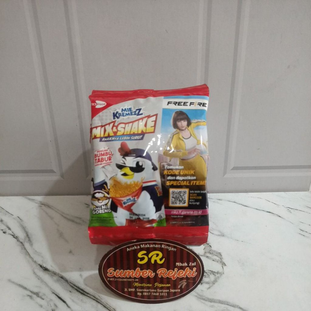 

MIE KREMEZ MIX & SHAKE ISI 10 PCS