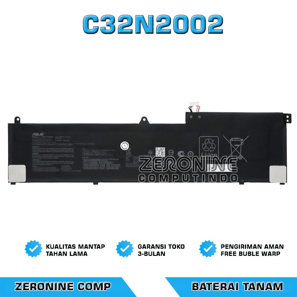 Baterai Battery Asus ZenBook Flip 15 OLED Q538EI Q528EH C32N2002