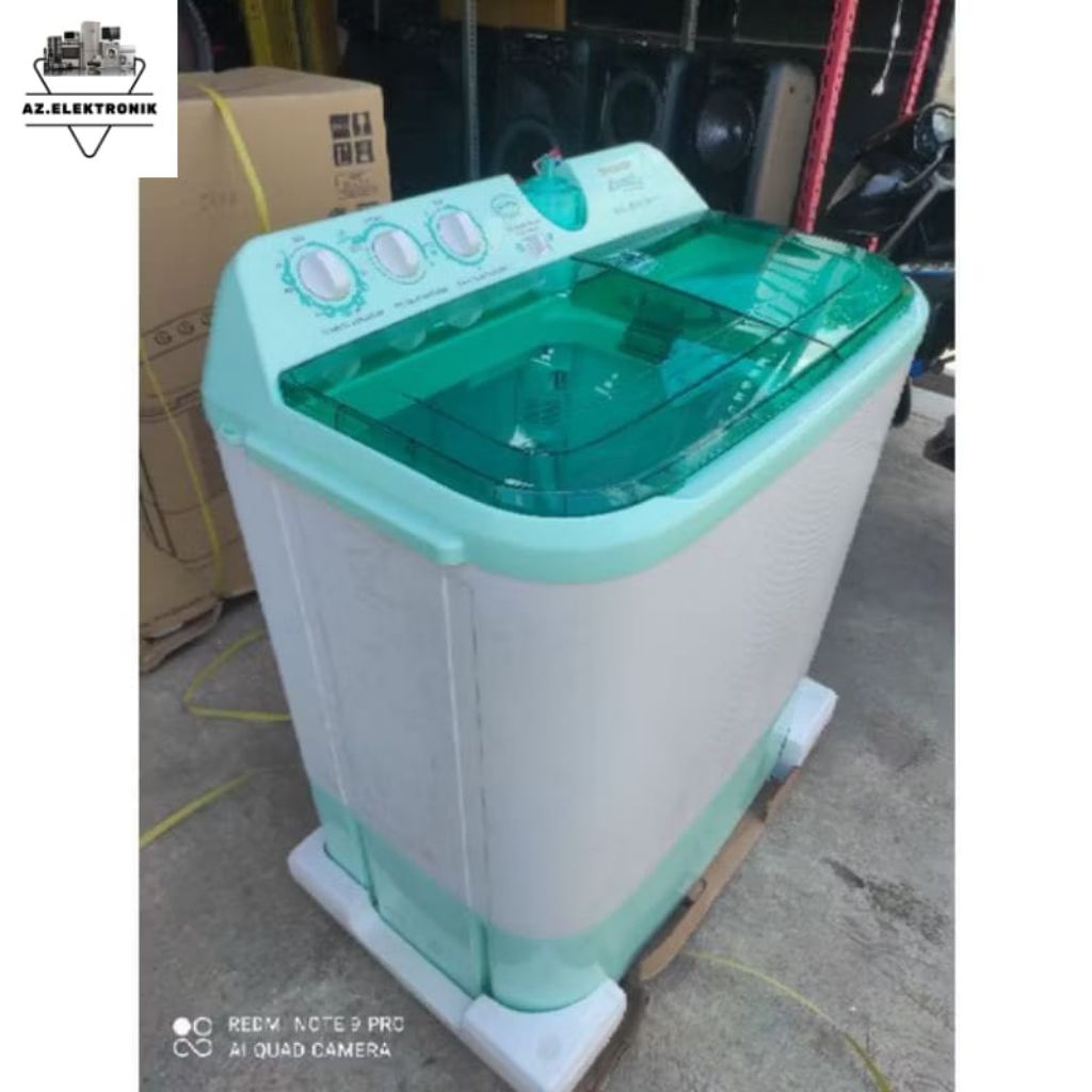 mesin cuci Sharp 2 tabung 10kg /mesin cuci Sharp 10kg  1070