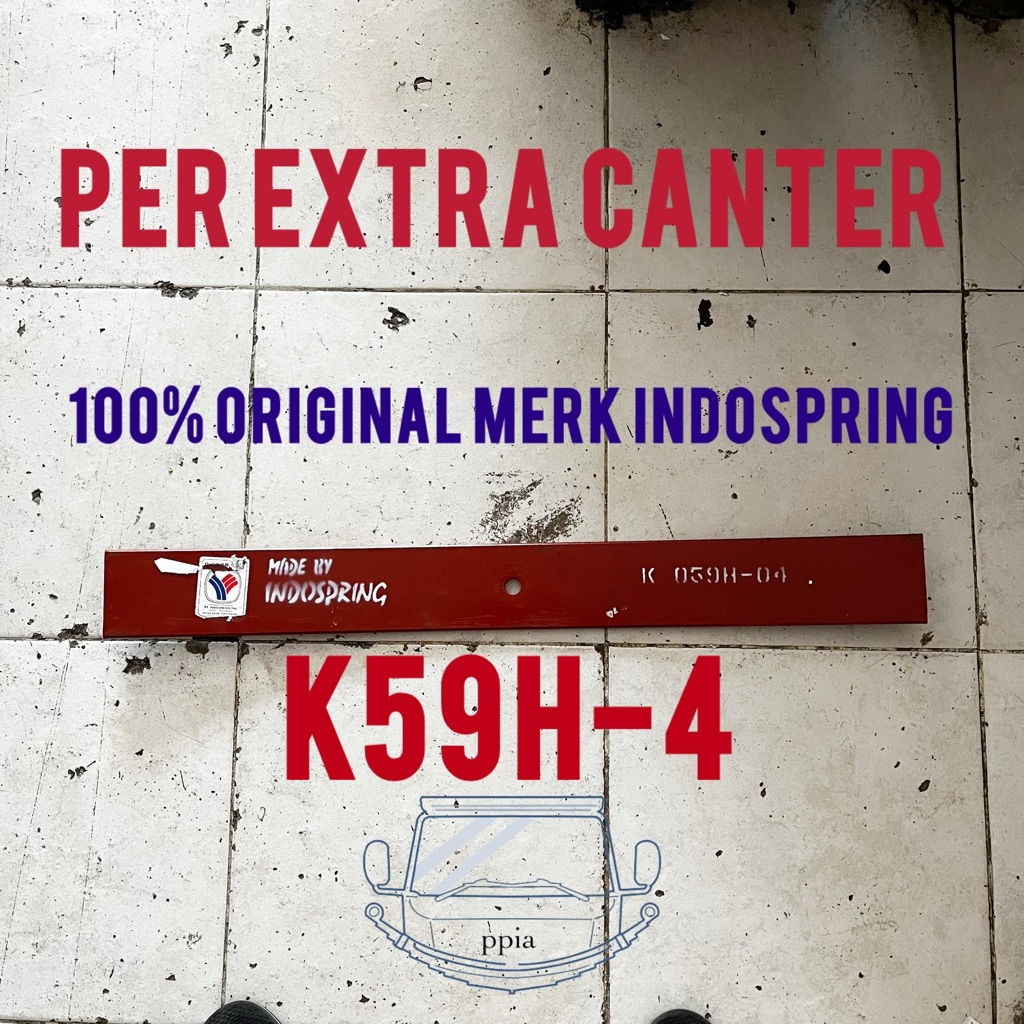 per extra canter nomor 4 k59h no 4 merk Indospring pir daun tambahan ps125 nomer5 leaf spring coltdi
