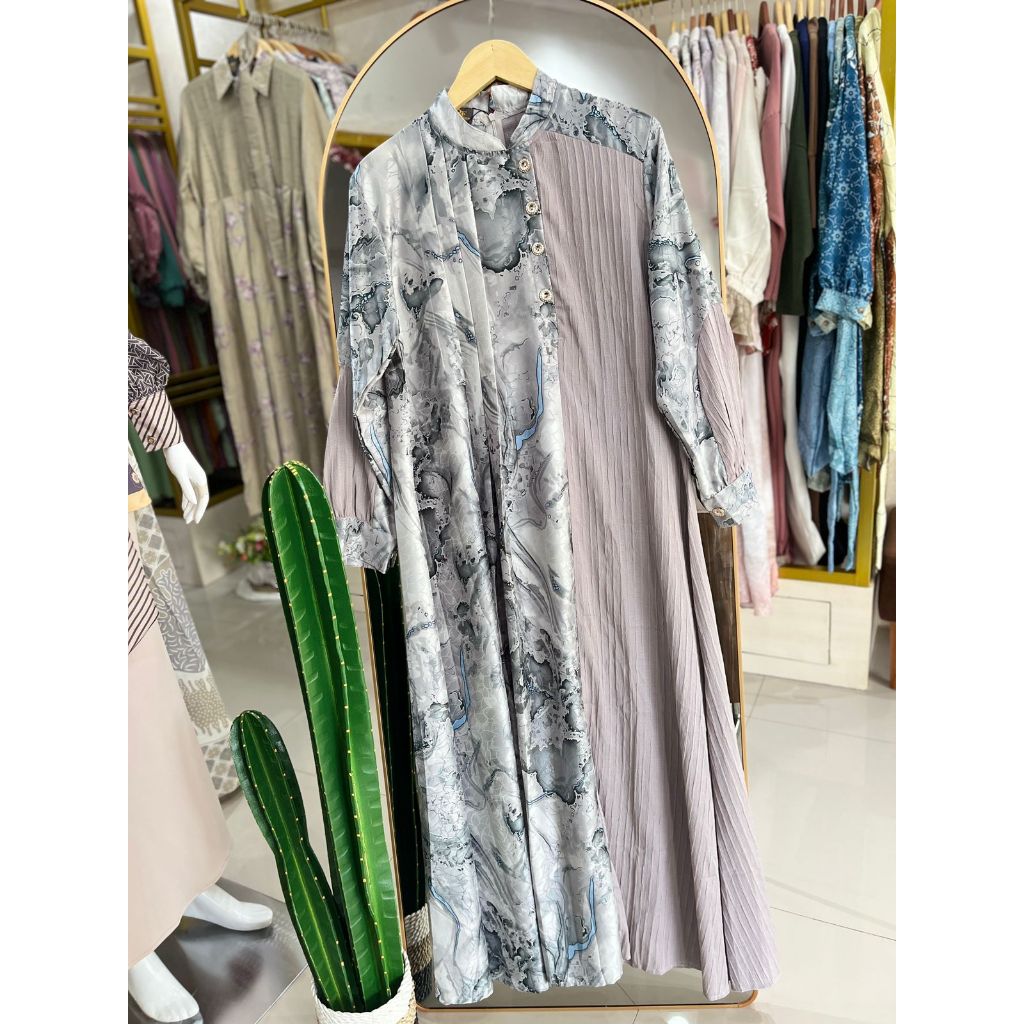 DRESS ABSTRAK / GAMIS / ABSTRAK / DRESS PREMIUM ABSTRAK