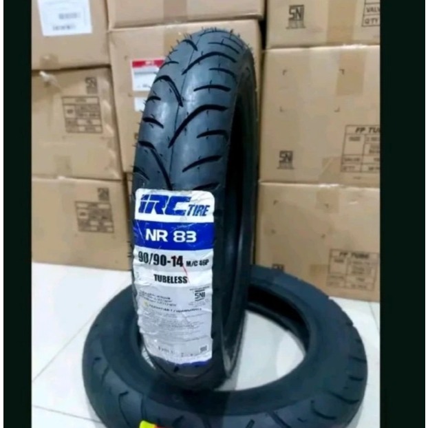 BAN LUAR TUBELES IRC NR 83 90/90-14 BEAT VARIO SCOOPY FI BELAKANG PEMBUATAN THN TERBARU