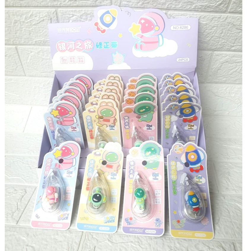 

Correction Tape Fancy ASTRONOT 5M / Tip-EX Kertas / Tip EX Roll