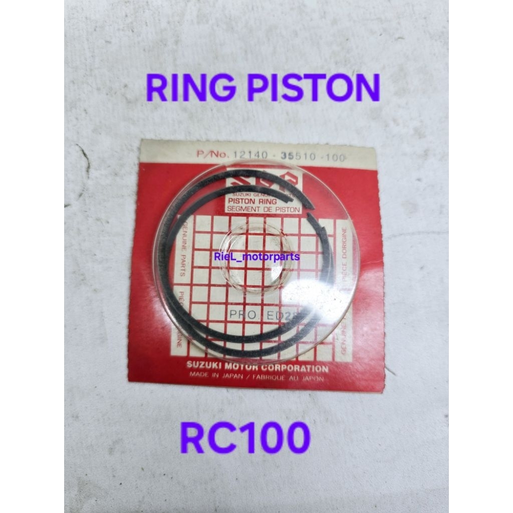 Ring Piston (SGP) RC100 / RC 100 seher SUZUKI