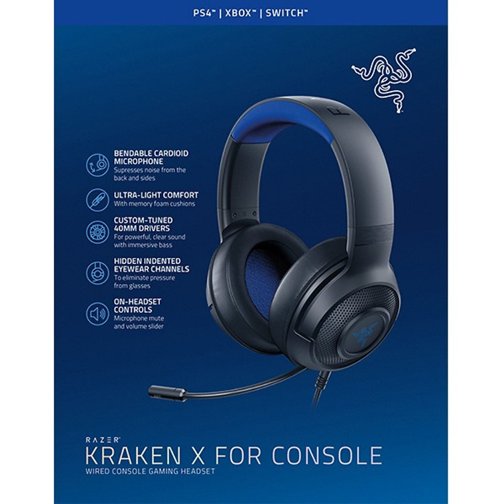 Razer - Headset Gaming Razer Kraken X For Console