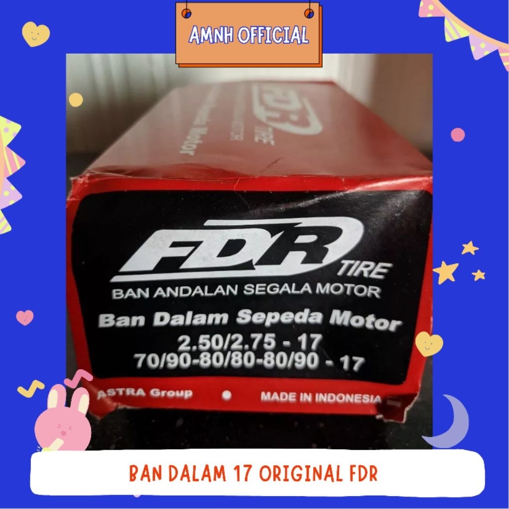 BAN DALAM FDR 17 DEPAN BELAKANG ORIGINAL