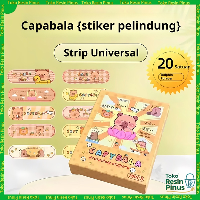 

Stiker pelindung kapibara berbagai macam stiker tangan kartun lucu