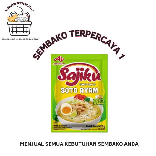 

SAJIKU BUMBU SOTO AYAM 20G RCG