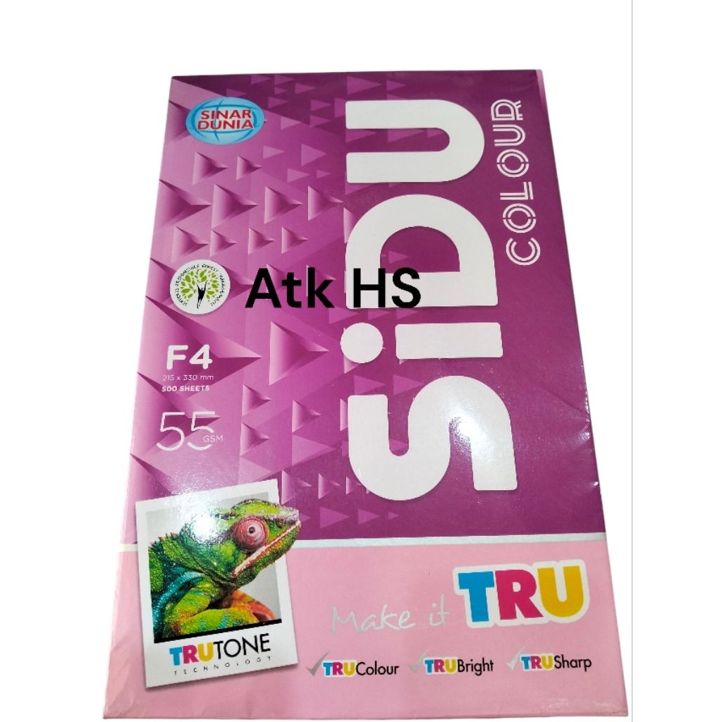 

Kertas HVS SIDU F4 Warna Pink 55 GSM 500 Lembar – Kertas Fotokopi / Print / ATK- Alat Tulis Kantor/ATK Murah Medan