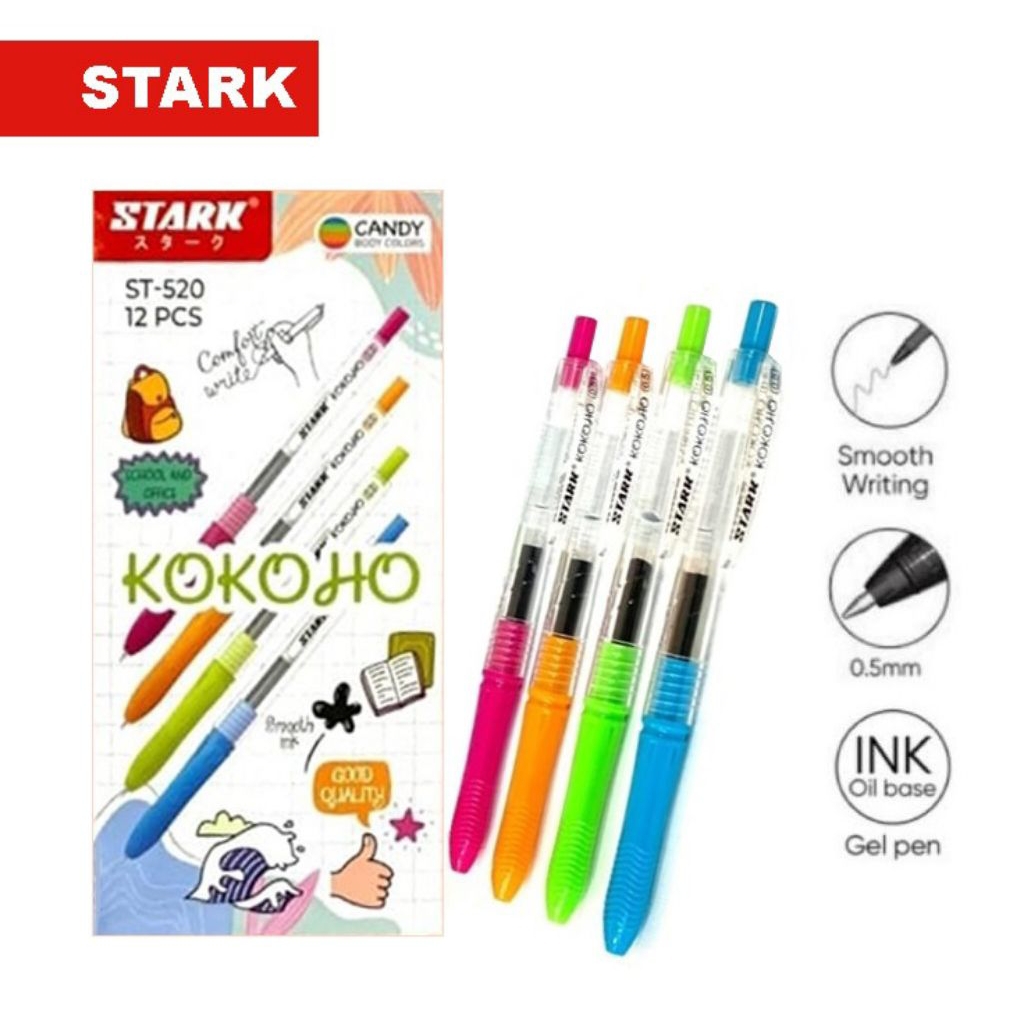 

PEN GEL STARK KOKOHO ST520 1 PACK