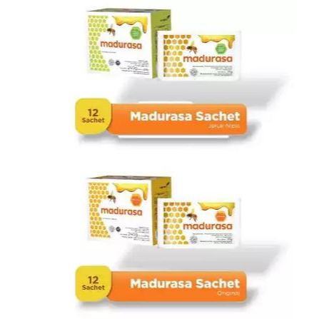 

Madurasa Madu Rasa ORIGINAL / JERUK NIPIS Sachet 12x20 gr -1 Box AIR MANCUR