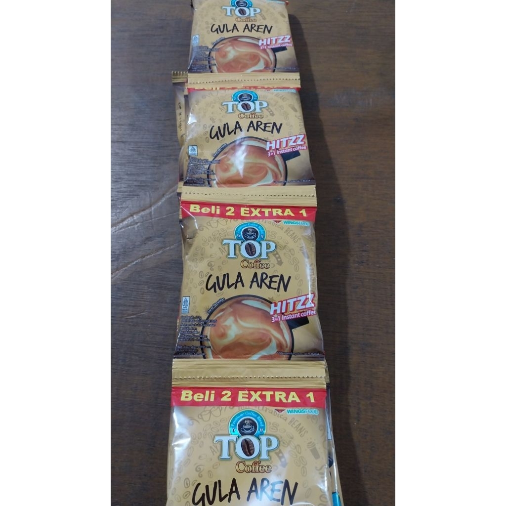 

TOP GULA AREN 1 RENCENG ISI 15 TOP COFFEE