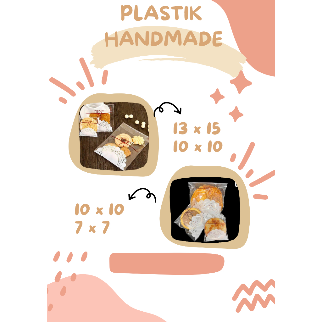 PLASTIK OPP ROTI MOTIF HAND MADE