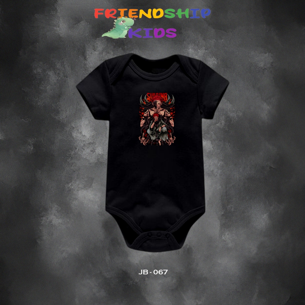 JUMPER PENDEK BAYI 0 - 12 BULAN  JUMPSUIT BABY JUJUTSU KAISEN
