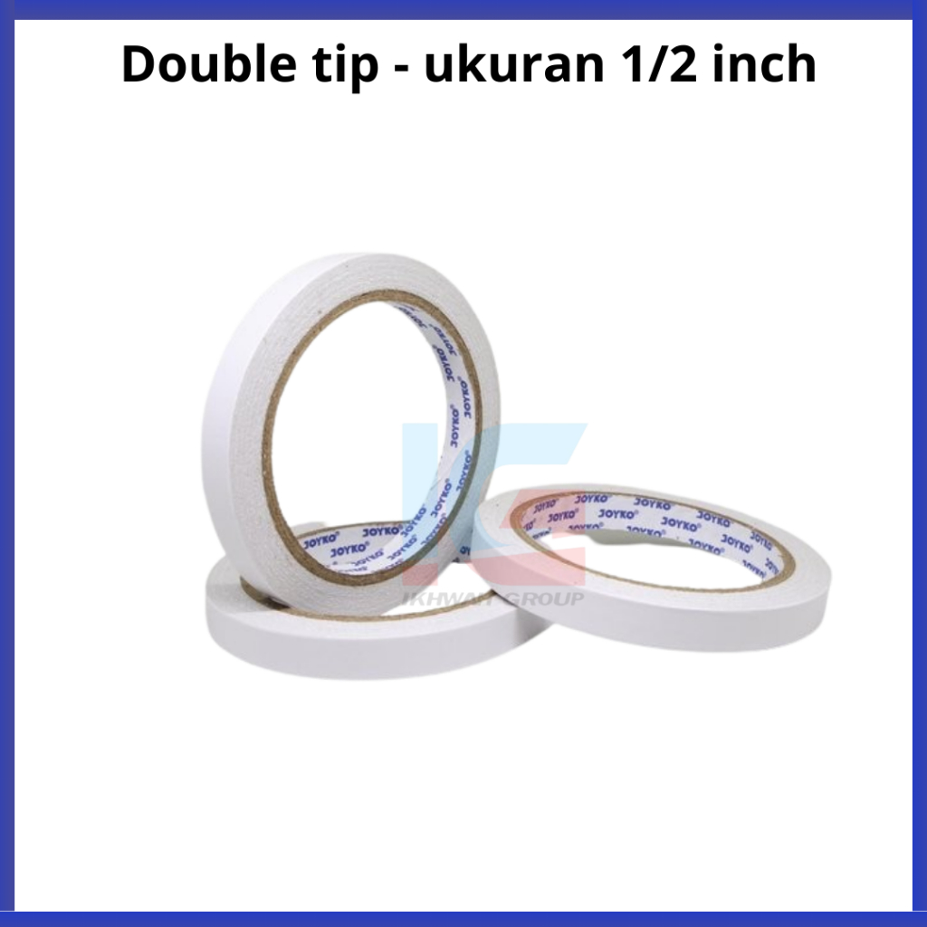 

Joyko Double Tip - Ukuran 1/2 inch