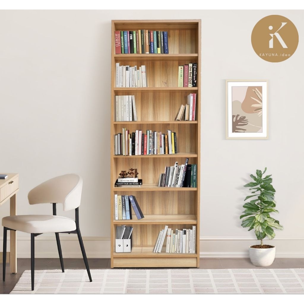 Rak Buku Kayu Multiplek Sofia/Rak Buku/Rak Serbaguna/ Rak Multiplek/ Rak Kayu/Partisi/Partisi Kayu/ 