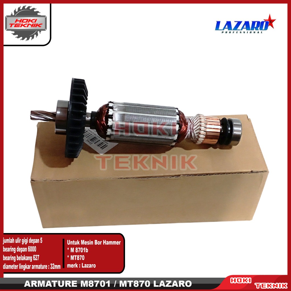 Armature Makita M 8701 Bor Rotary Hammer Angker M8701 Rotor M 8701