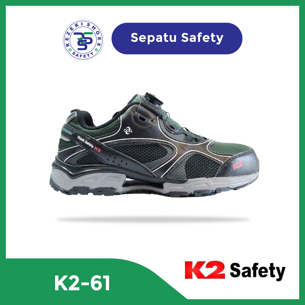 Sepatu Safety K2 61 BOA - Sepatu Sport Safety K2-61 BOA