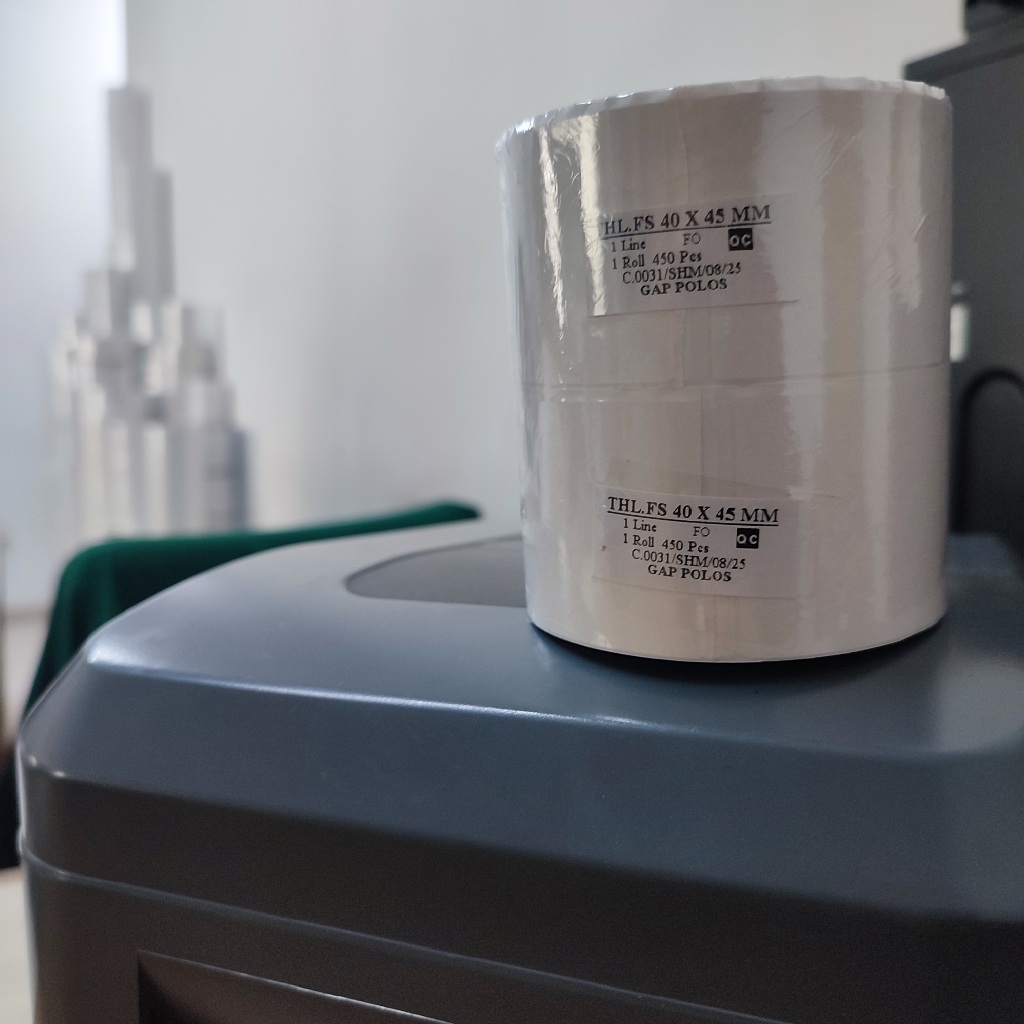 

THERMAL LABEL 40 X 45 STIKER MM 450 PCS STICKER ETIKET 40x45 BARCODE