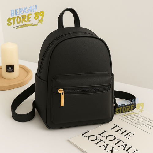 Tas Ransel Alisha Serbaguna / Tas Gendong kulit sintetis multifungsi wanita