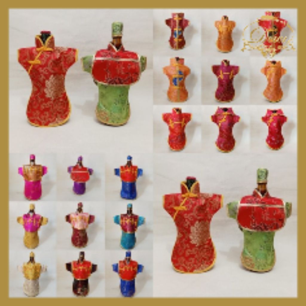 Baju Botol Wine Couple Cheongsam Sangjit Wedding