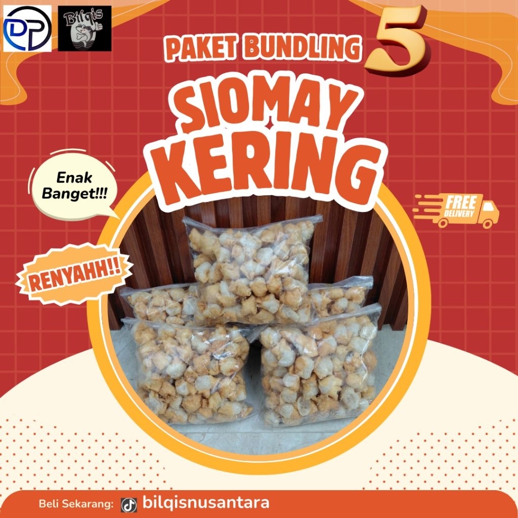 

PAKET BUNDLING Siomay Kering isi 5 bungkus