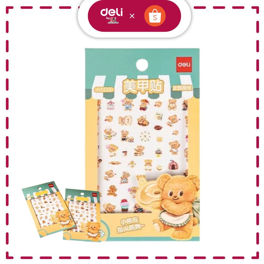 

Deli Butterbear Sticker Lucu HY213