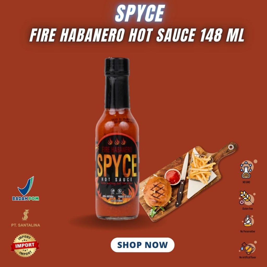 

SPYCE - FIRE HABANERO HOT SAUCE