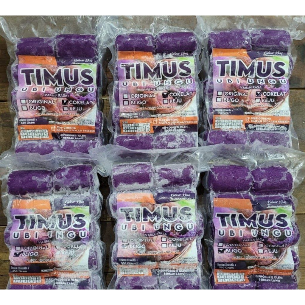 

TIMUS UBI UNGU LUMER BLIGO DAN COKLAT