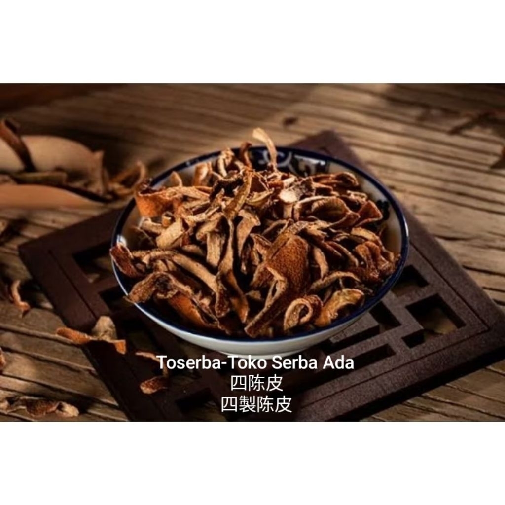 

100gr Herbal Si Chen Pi Jaminan Premium Grade Dried Aged Tangerine Peel / Aged Tangerine Peel / Dried Tangerine Peel