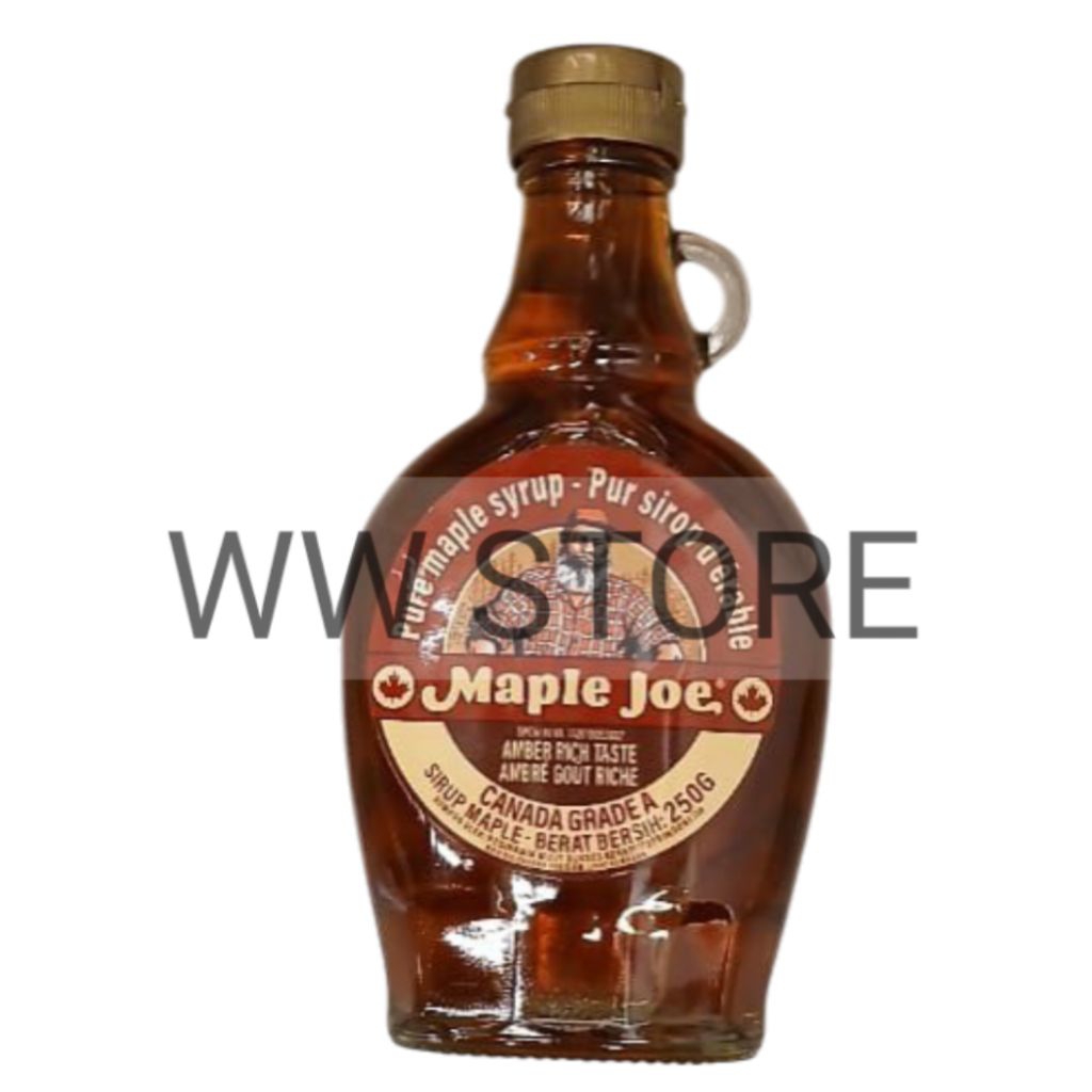 

Toping topping kue sirup mapel Kanada Canada Maple Joe ABSOLUTELY PURE MAPLE SYRUP botol 250g