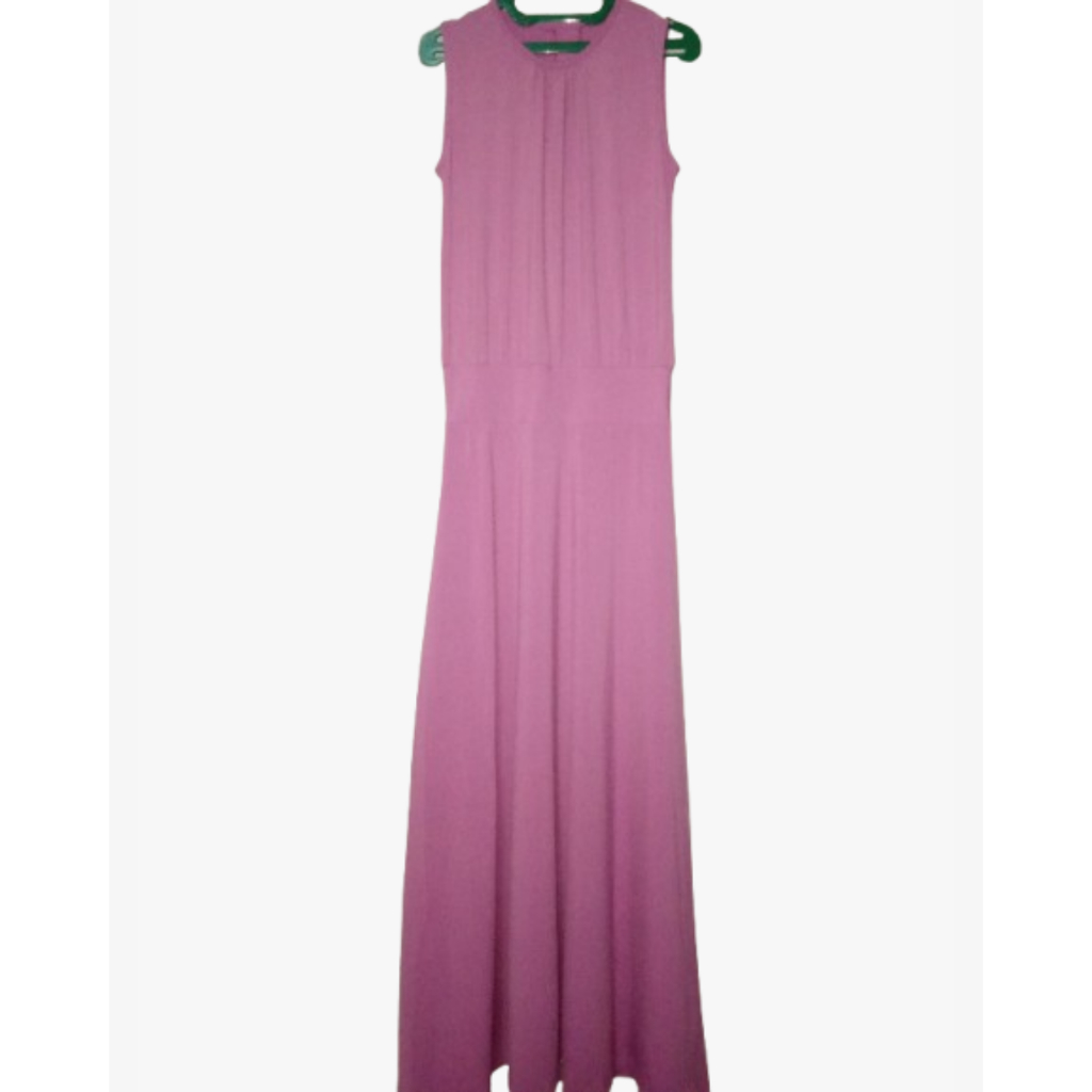 SALE MURAH Inner Gamis tanpa Lengan Bahan Spandex - Magenta Muda